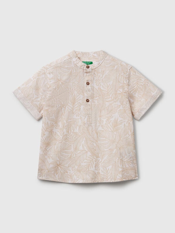 Hemd mit tropischem Print Jungen