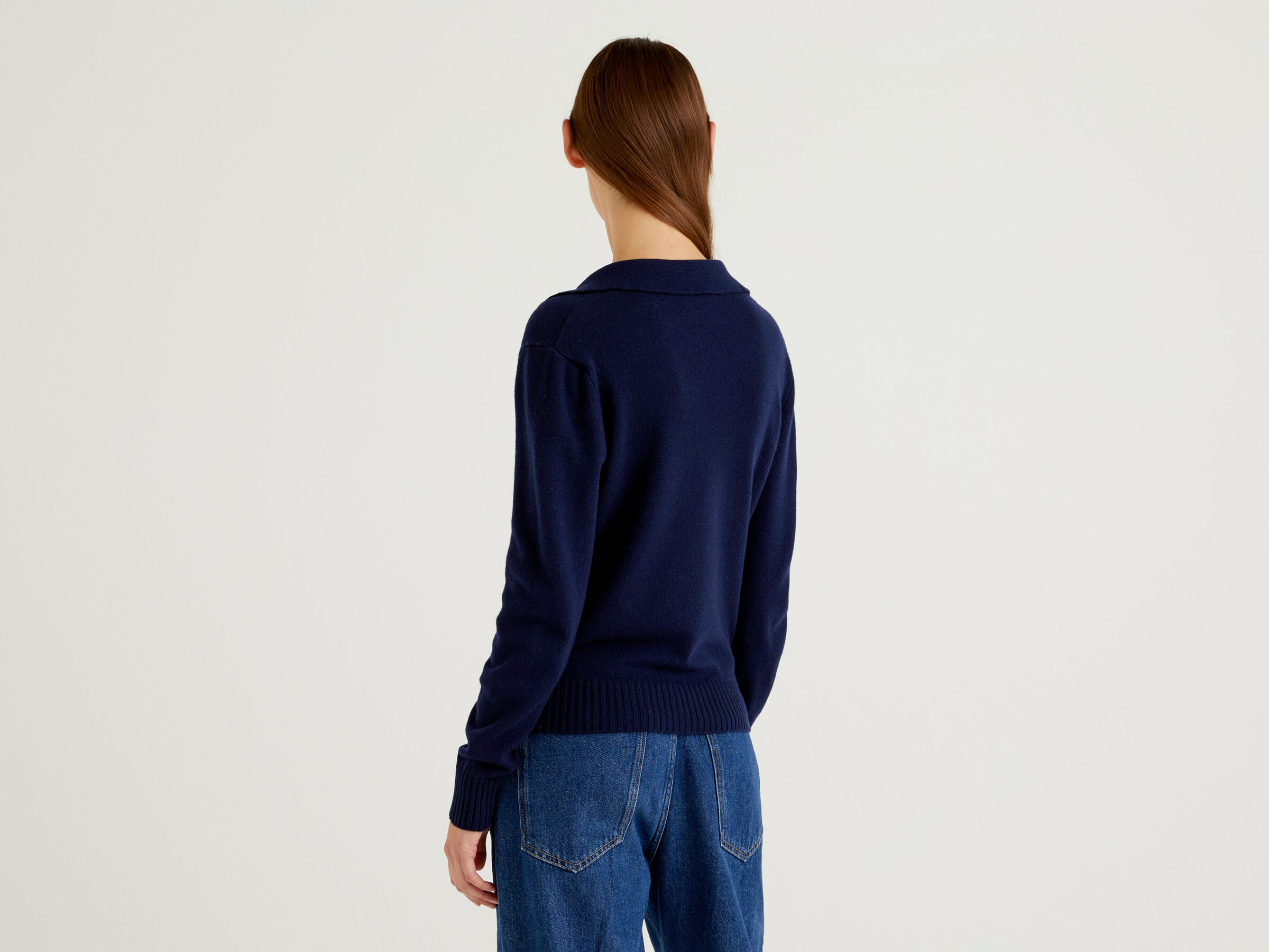 Pullover im Polo-Stil aus Wolle und Cashmere image number 2