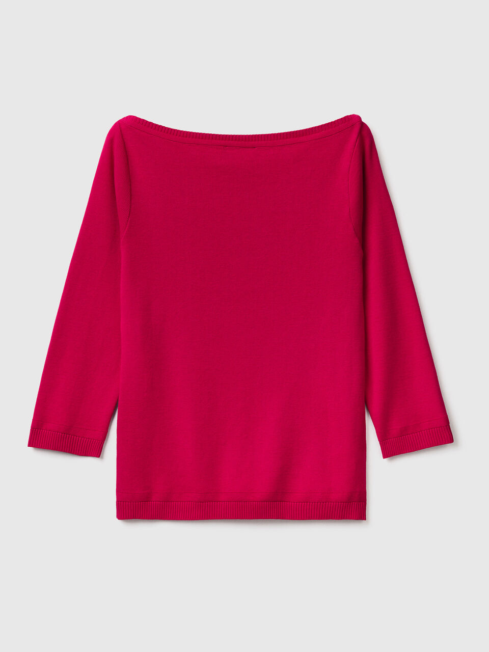 Pulli aus 100% Baumwolle mit U-Boot-Ausschnitt image number 2