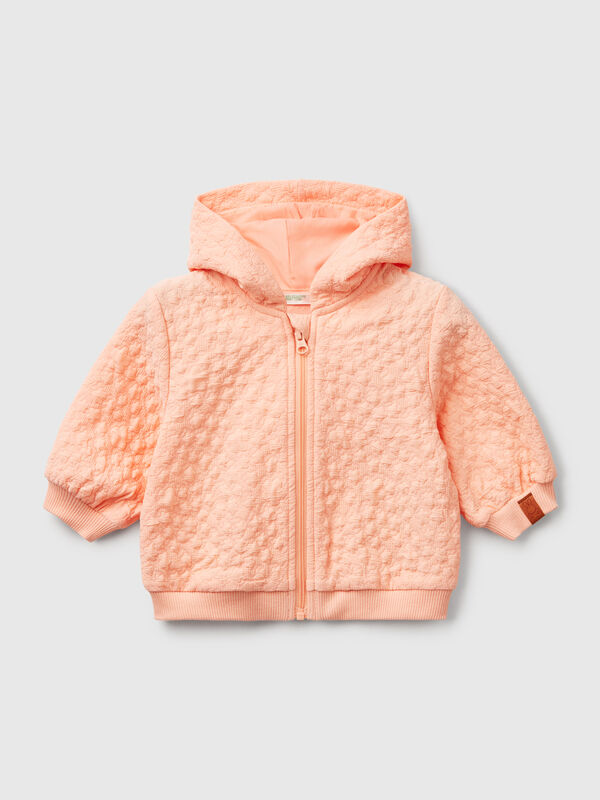 Jacquard-Sweatshirt mit Reißverschluss Newborn