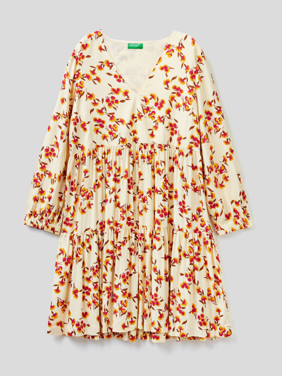 Kleid aus nachhaltiger Viskose mit Muster image number 1