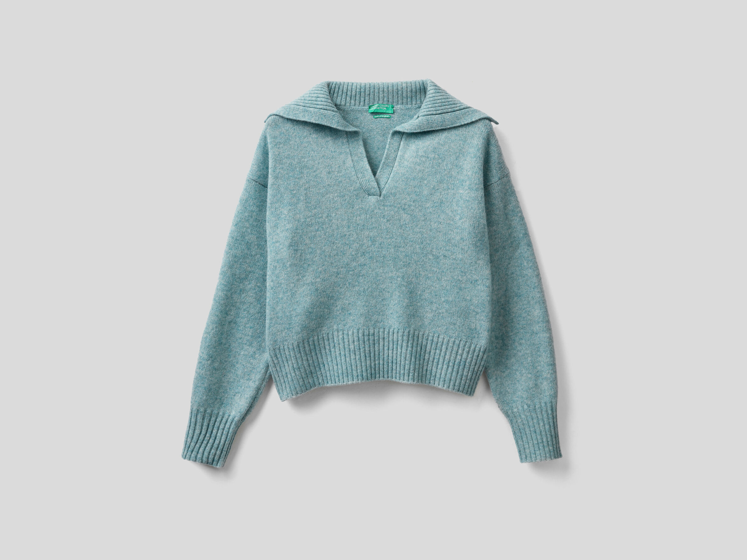 Polo aus reinem Shetland-Wolltrikot image number 5