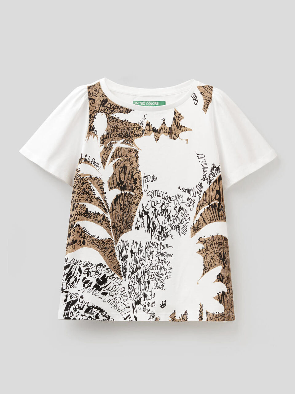 T-Shirt aus Bio-Baumwolle mit Print image number 1