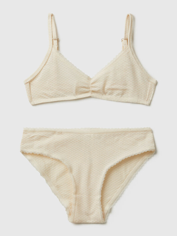 Kompletter BH und Slip Mädchen