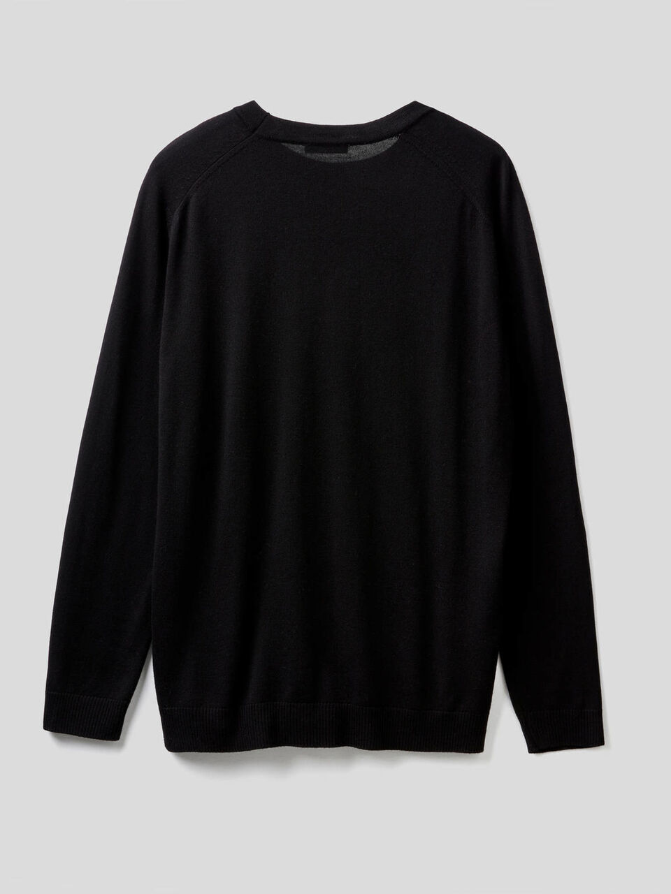Einfarbiger Pullover mit Rundausschnitt image number 2
