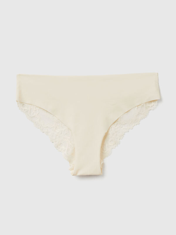 Stretch-Breastdress mit Spitze Damen