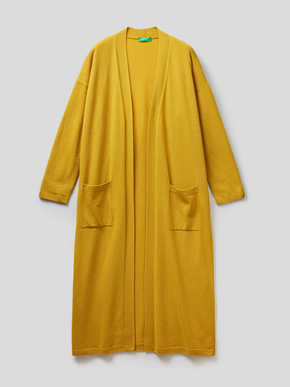 Lange Strickjacke in einer Wollmischung image number 1