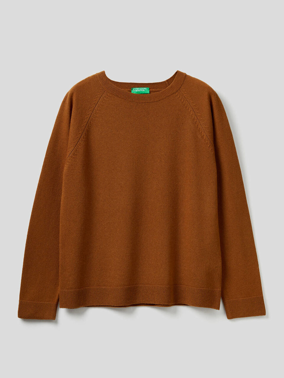 Pullover mit Rundausschnitt in einer Mischung aus Wolle und Cashmere image number 1