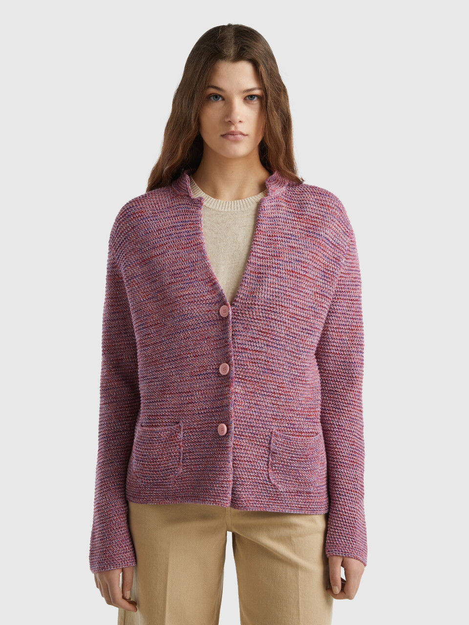 Benetton strickjacke wolle