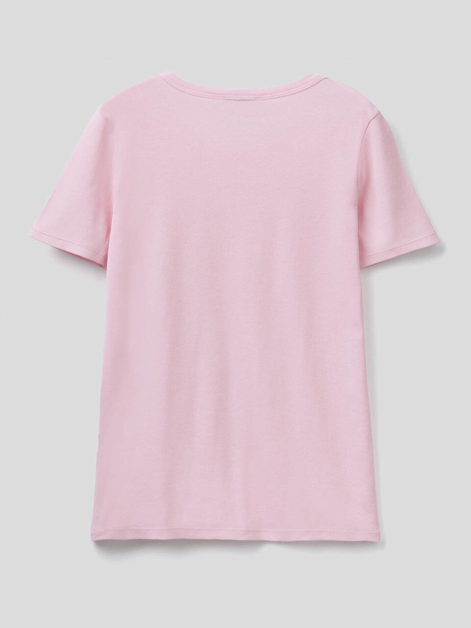 T-Shirt aus 100% Baumwolle mit glitzerndem Logoprint image number 2