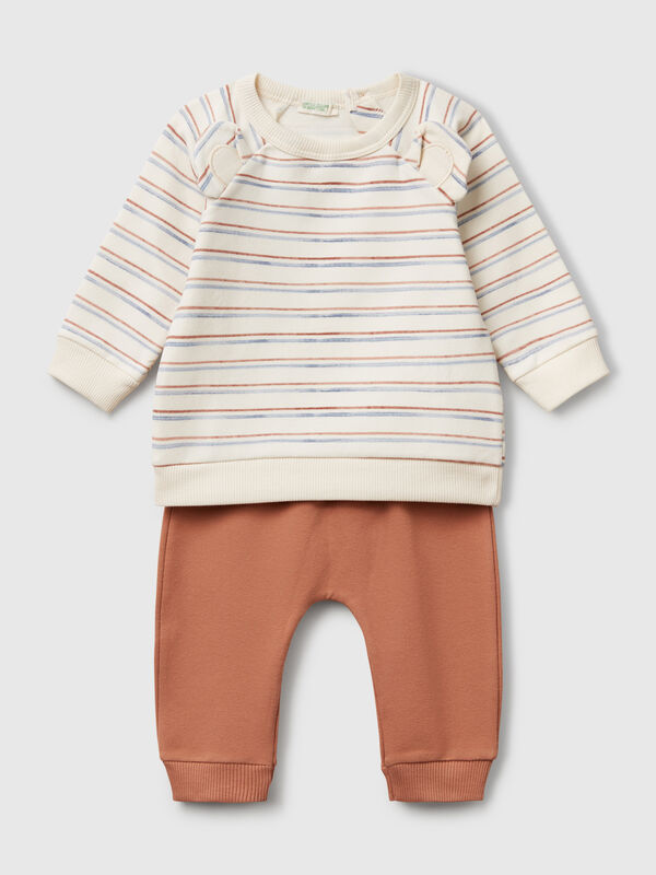 Stretch-Fleece-Anzug Newborn
