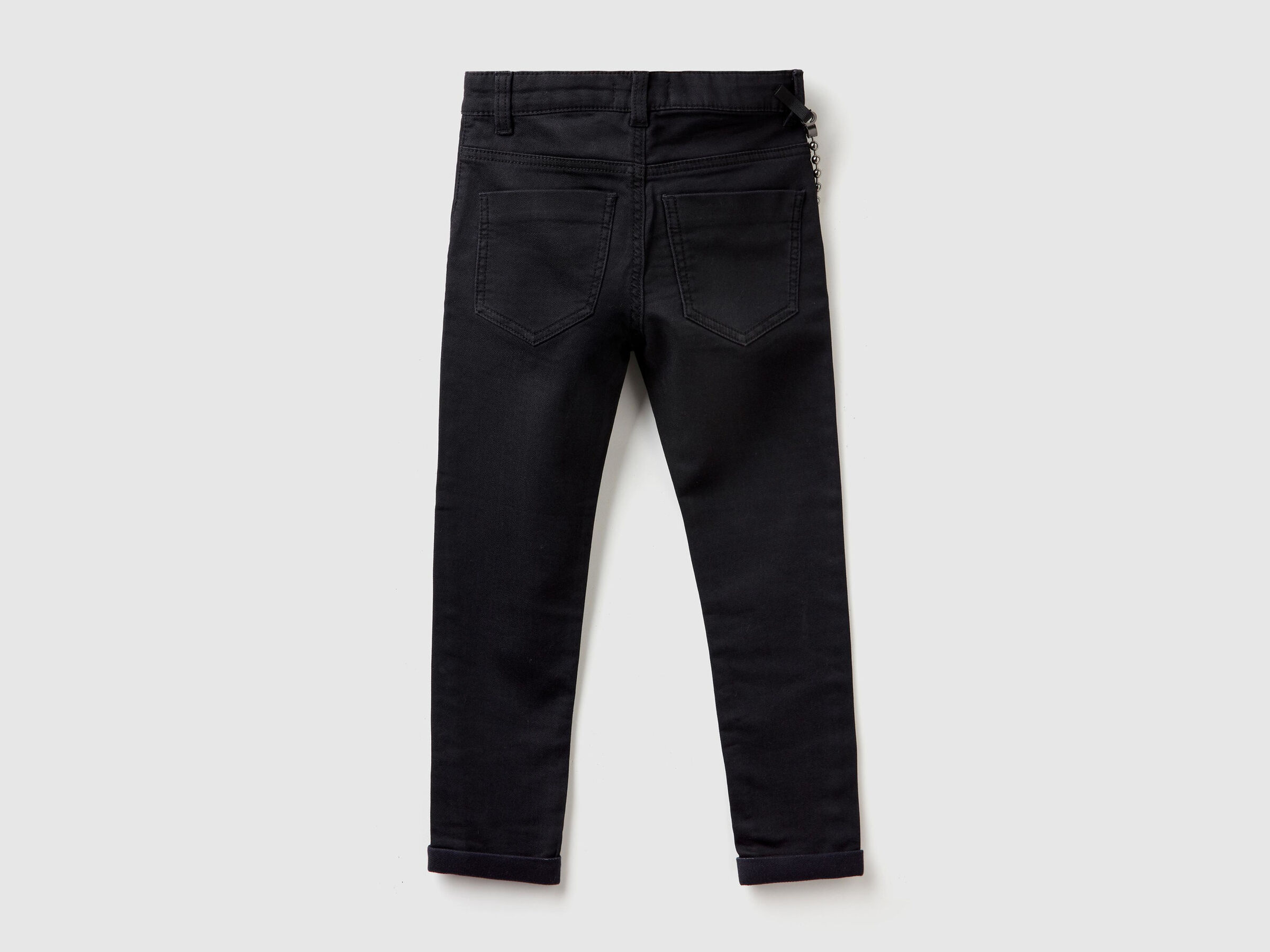 Slim-Fit-Hose mit Kette image number null