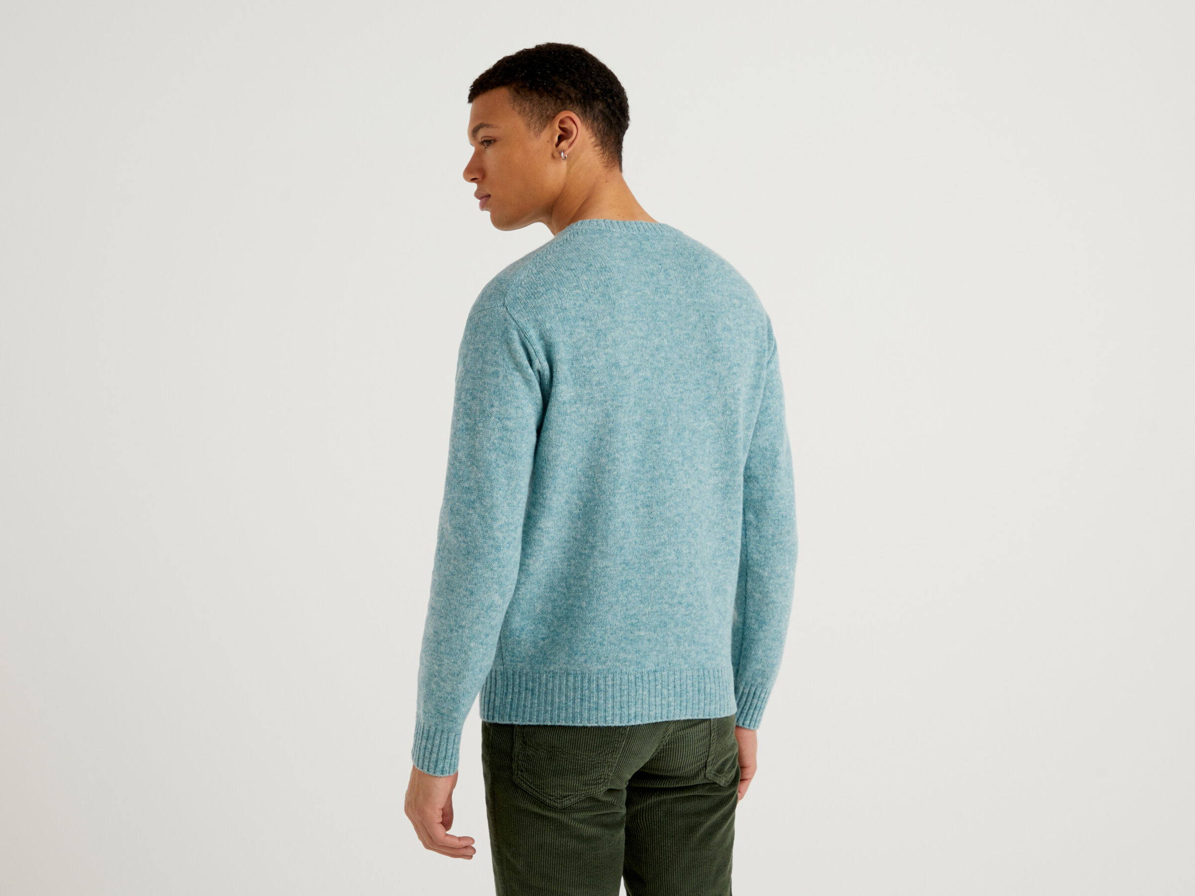 Pullover aus reiner Shetlandwolle mit Rundausschnitt image number 2