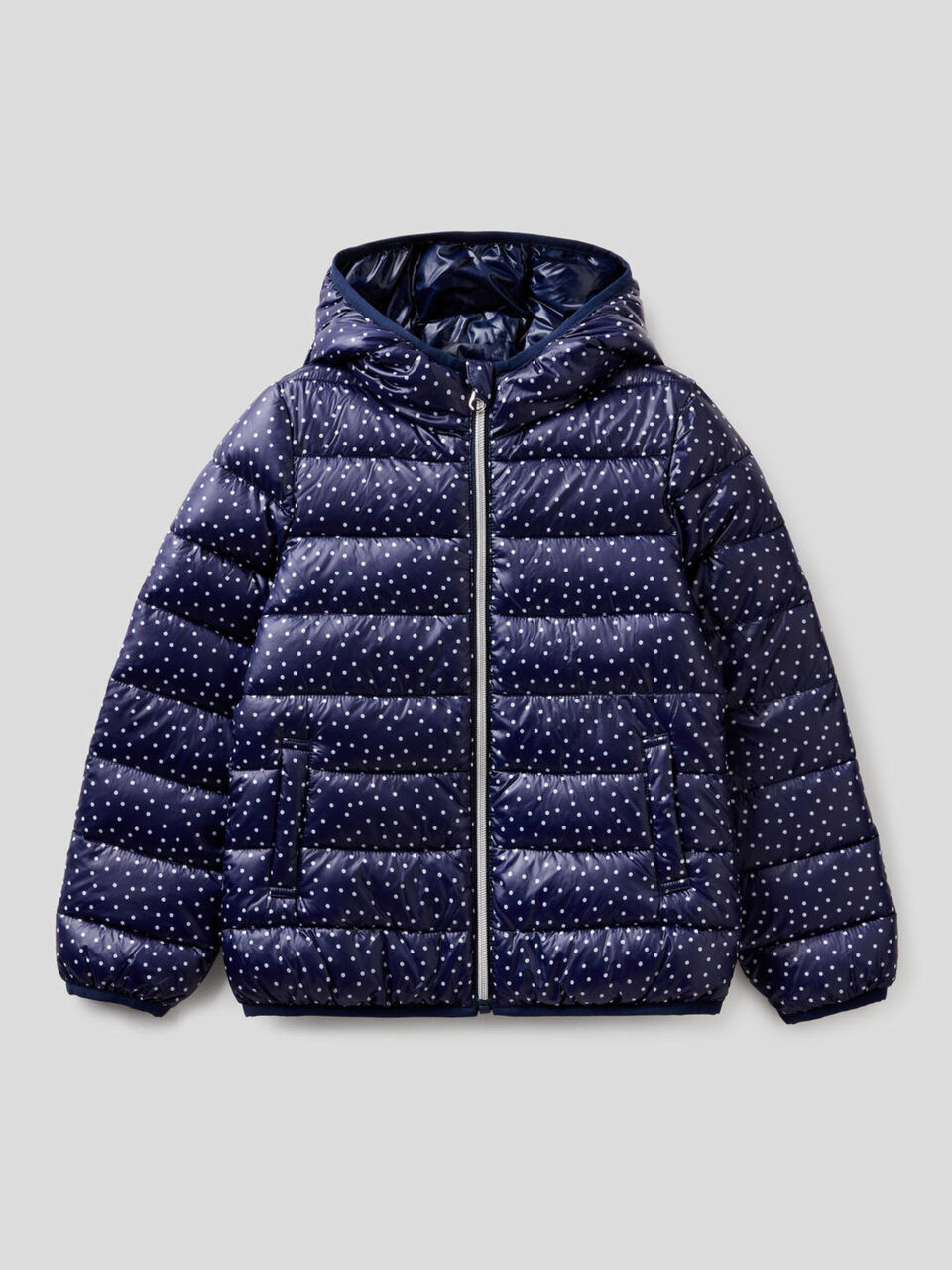 Wattierter Anorak mit Musterprint image number 1