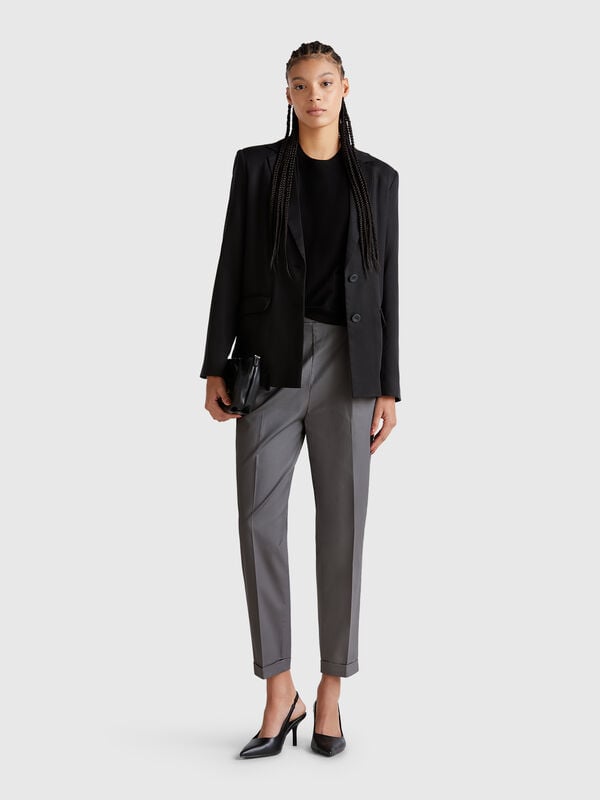 Hose aus Stretch-Baumwolle Damen
