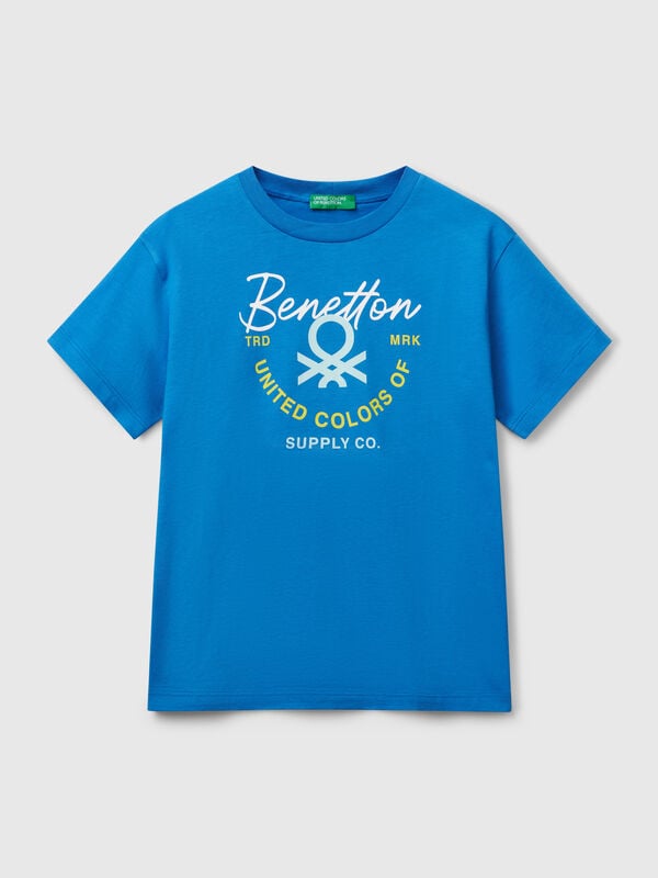 T-Shirt mit Logo Jungen