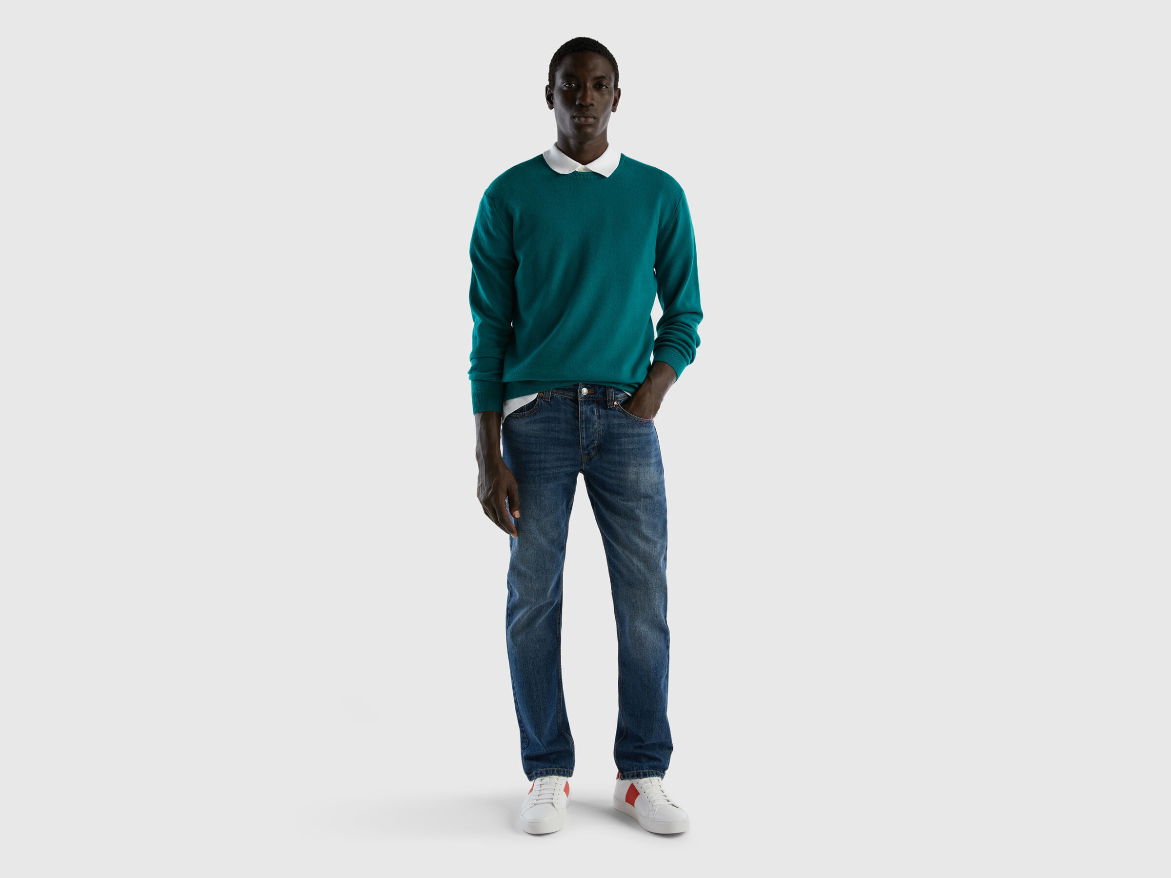 Pullover aus reiner Schurwolle mit Rundausschnitt image number 3