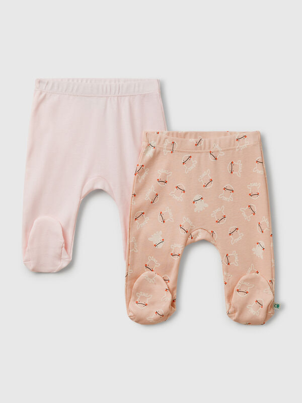 Zwei Hosen aus Baumwolle Newborn