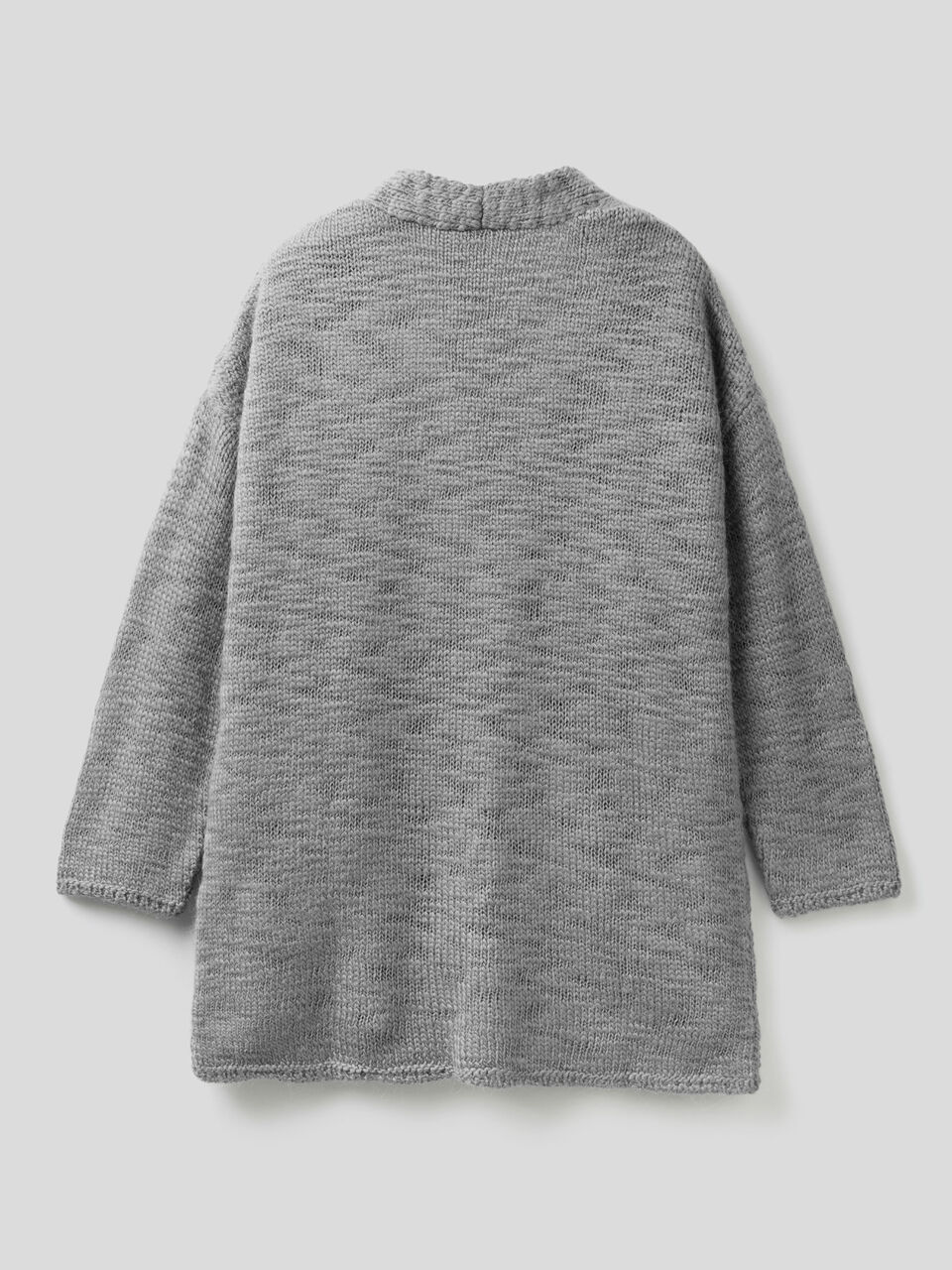 Maxi-Strickjacke in einer Mischung aus Wolle und Alpaca image number 2
