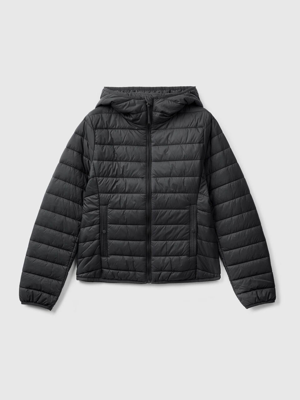 Wattierte Jacke mit Wattierung aus recycelter Watte image number 1
