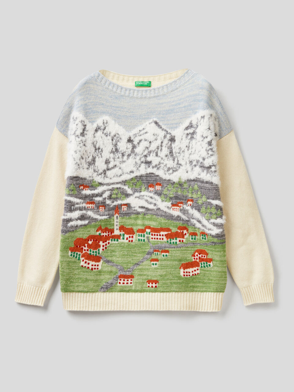 Jacquardpullover mit Rundkragen image number 1