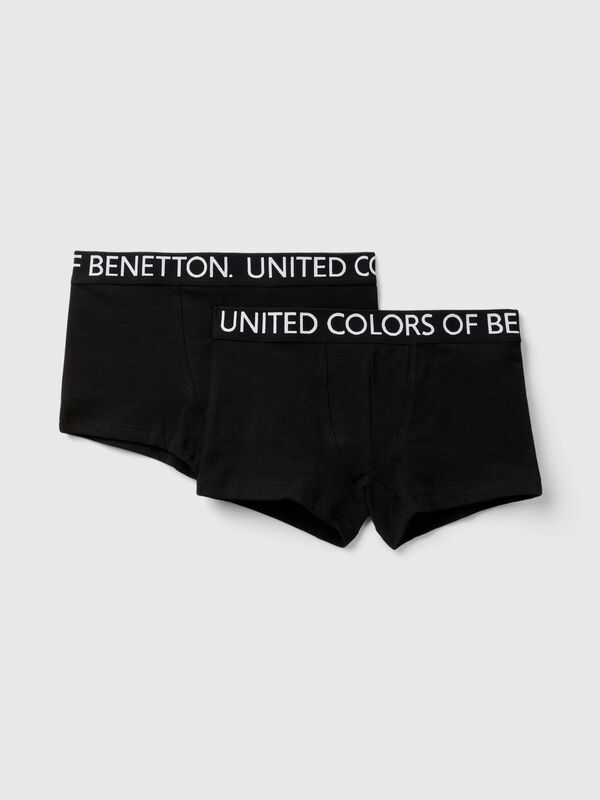 Zwei Boxershorts mit Logo-Gummizug Jungen