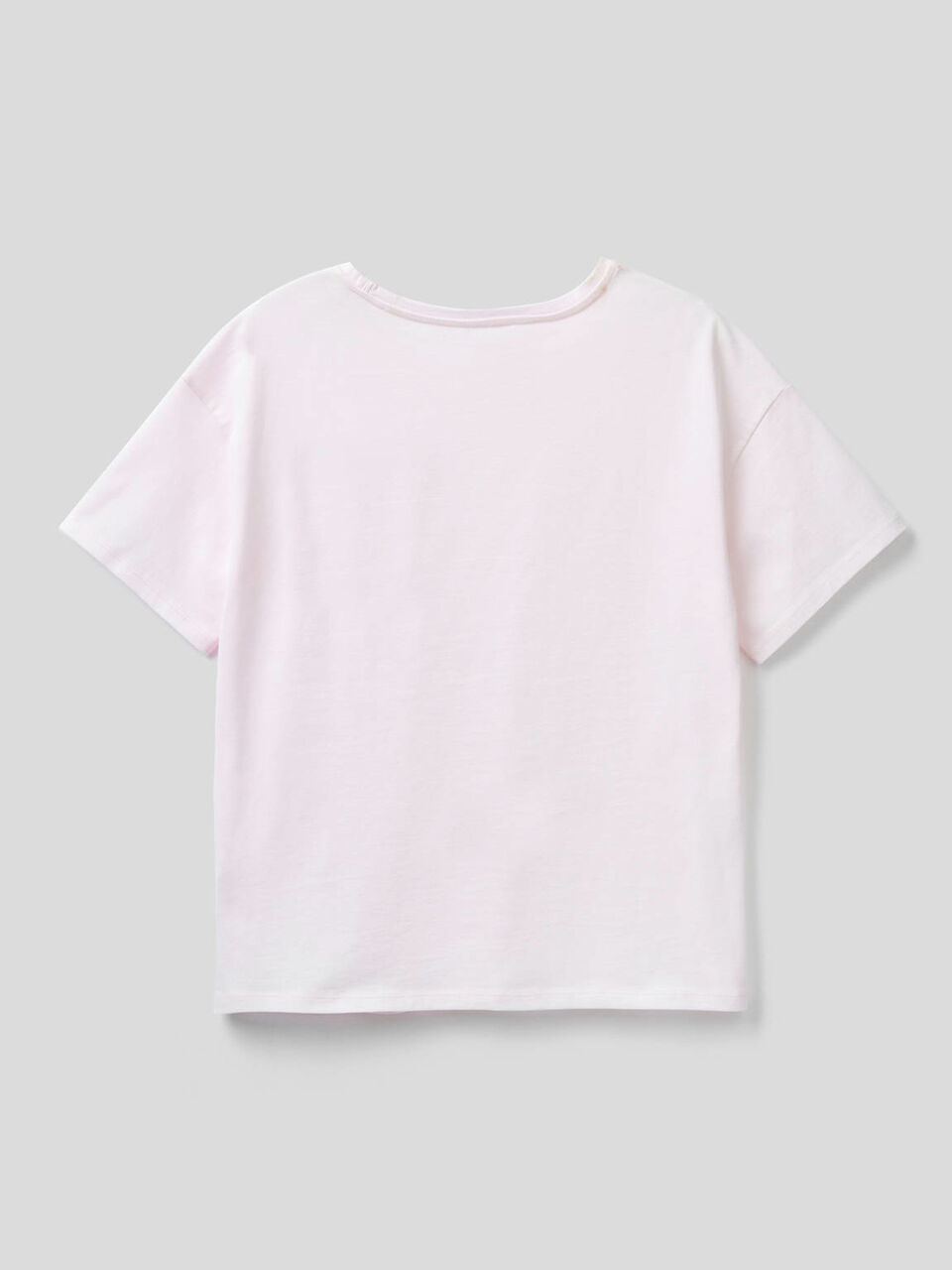 T-Shirt aus reiner Baumwolle mit kleiner Tasche image number 2