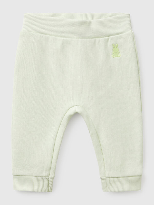 Plüschhose aus Baumwolle Newborn
