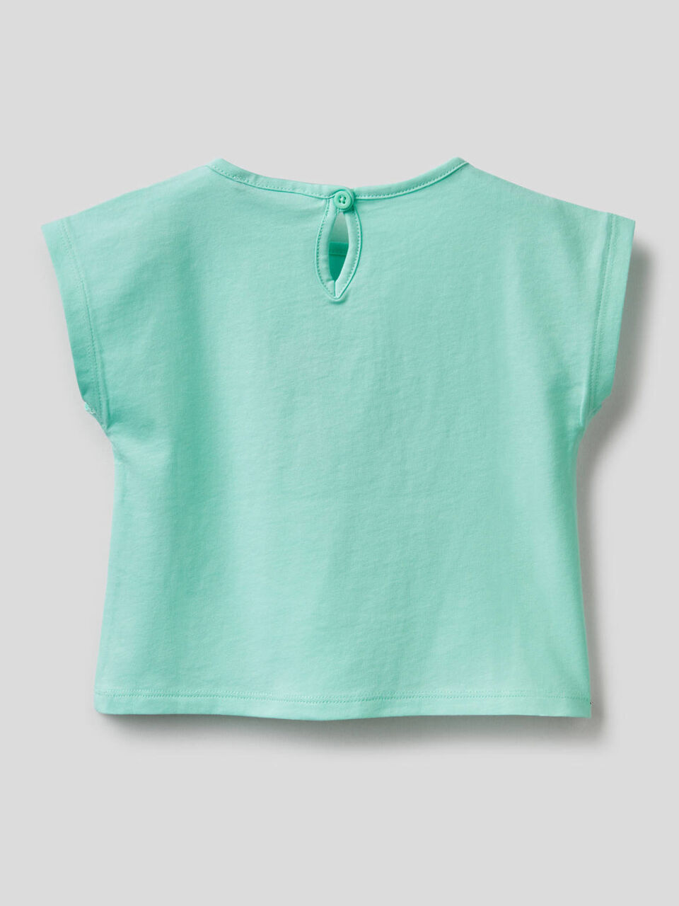 Gestreiftes T-Shirt mit Print image number 2