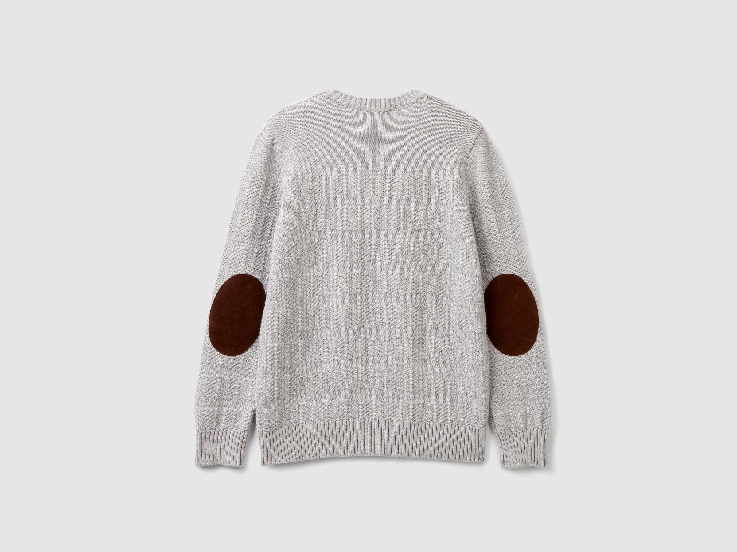 Pullover mit Ellenbogenpatches image number null