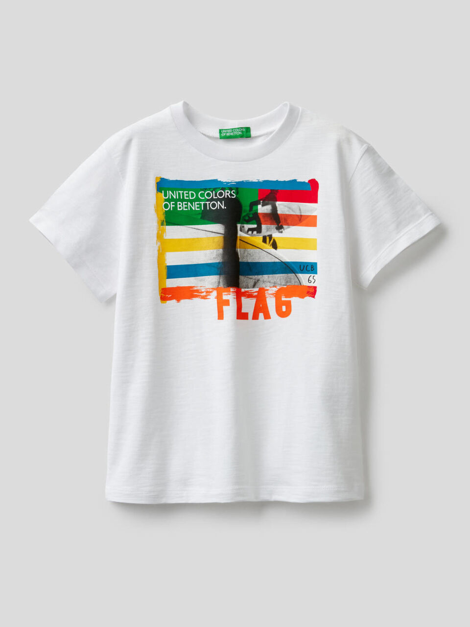 T-Shirt aus Baumwolle mit Surf-Print image number 1