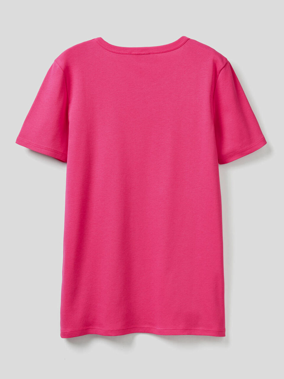 T-Shirt aus 100% Baumwolle mit glitzerndem Logoprint image number 2