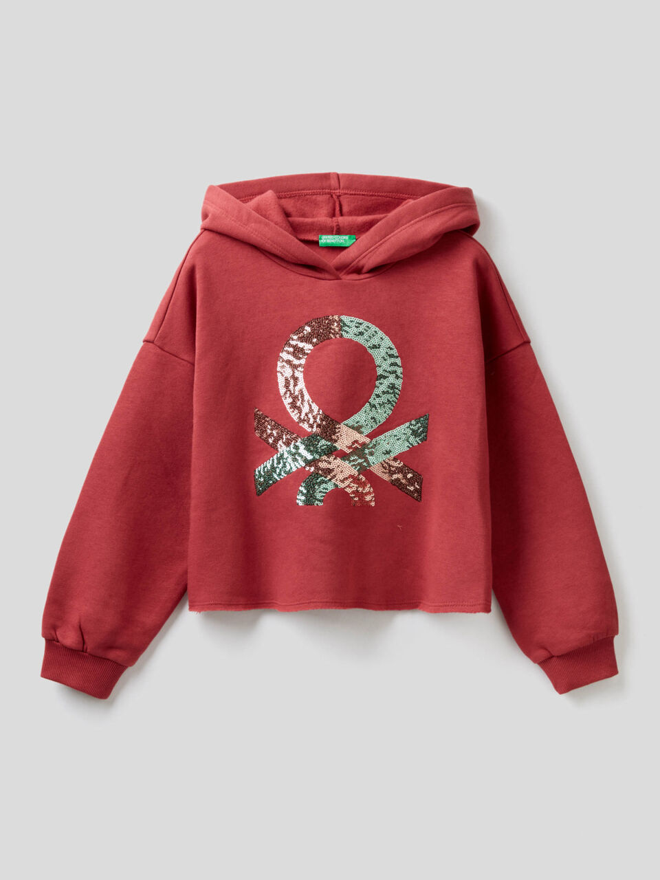 Sweater mit Pailletten-Logo image number 1