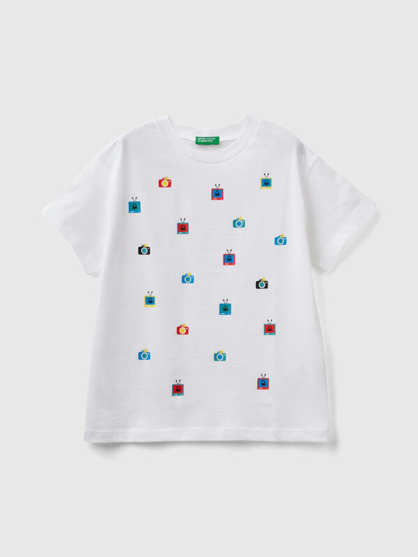 Kurzärmeliges T-Shirt aus Bio-Baumwolle Jungen