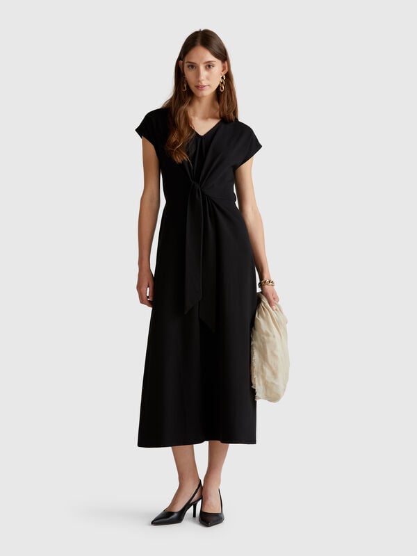 Kleid aus Stretch-Baumwolle Damen