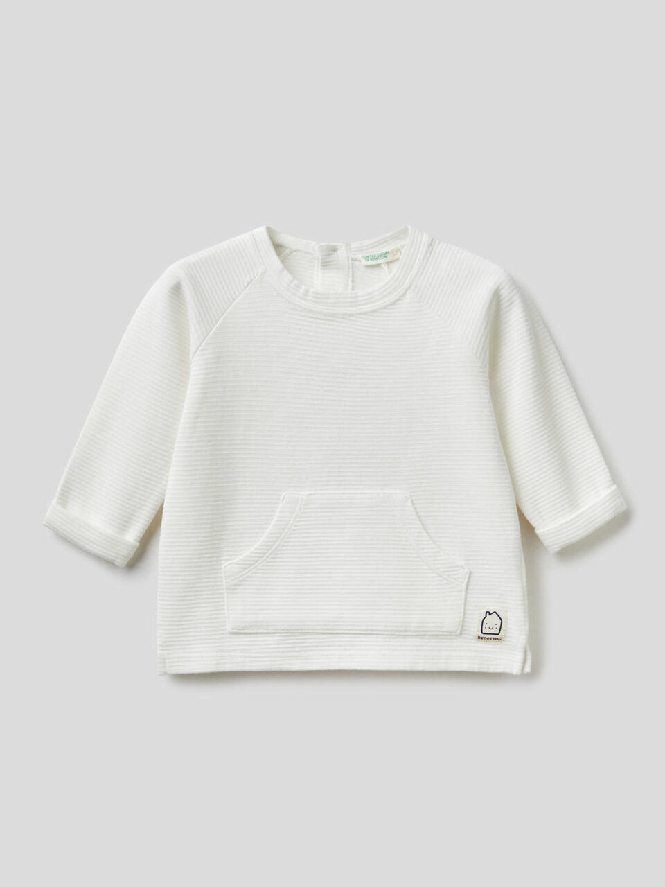 Sweatshirt in stretchiger Bio-Baumwolle image number 1