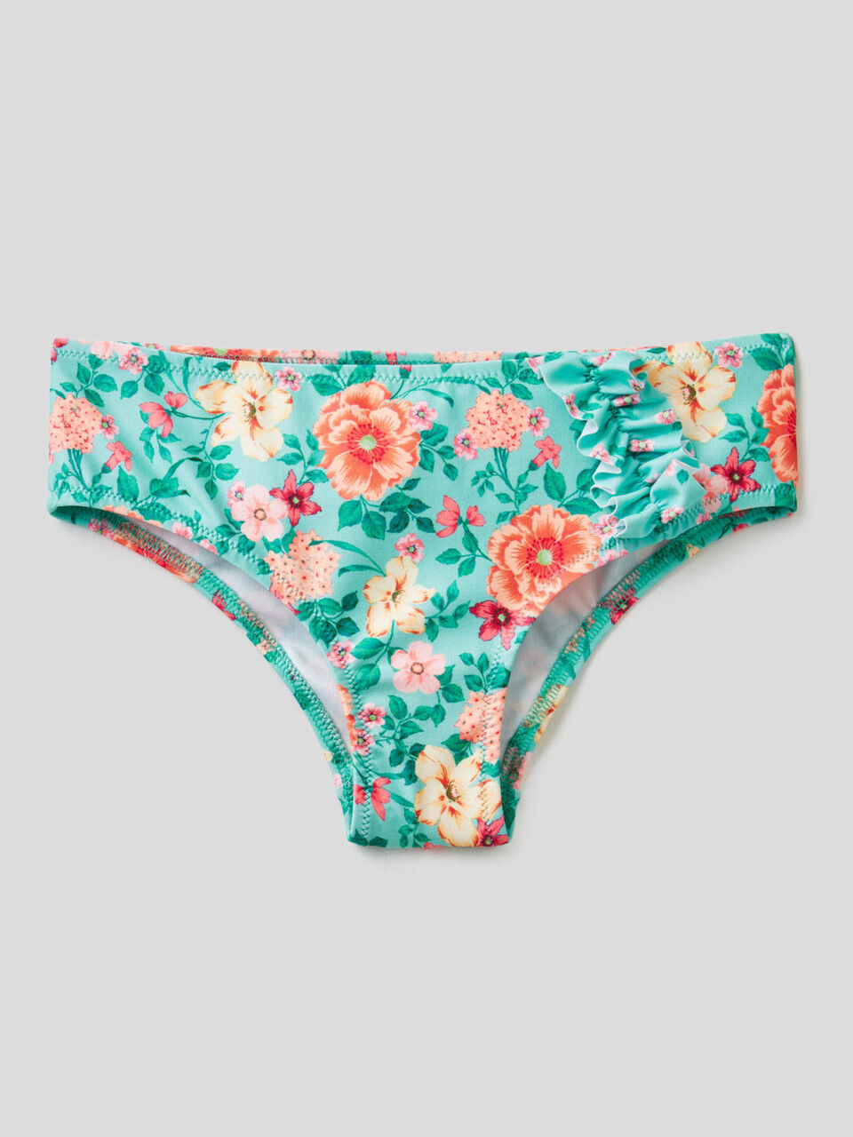 Badeslip mit Blumenmuster image number 1