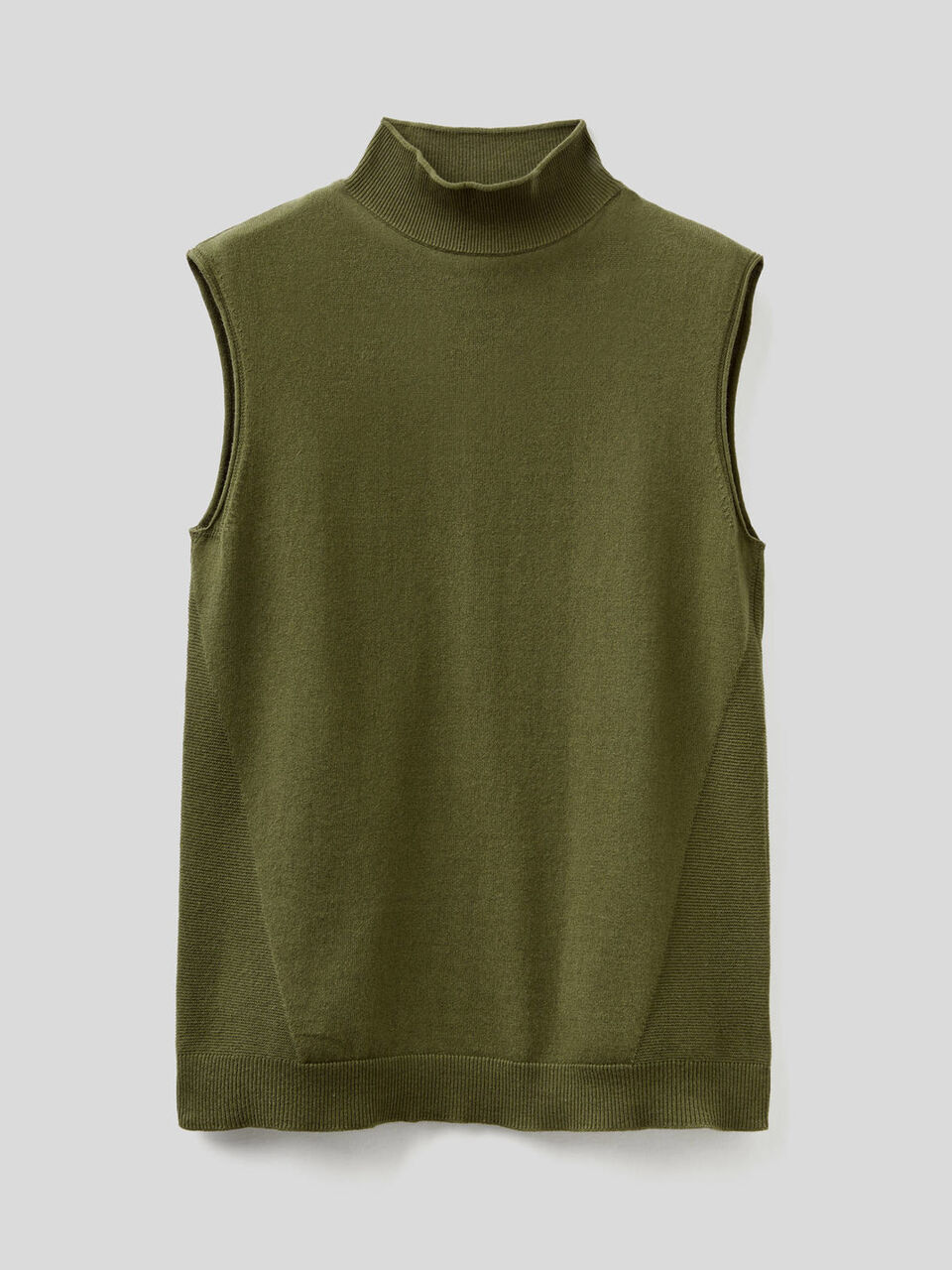 Ärmelloser Pullover in einer Cashmeremischung image number 1