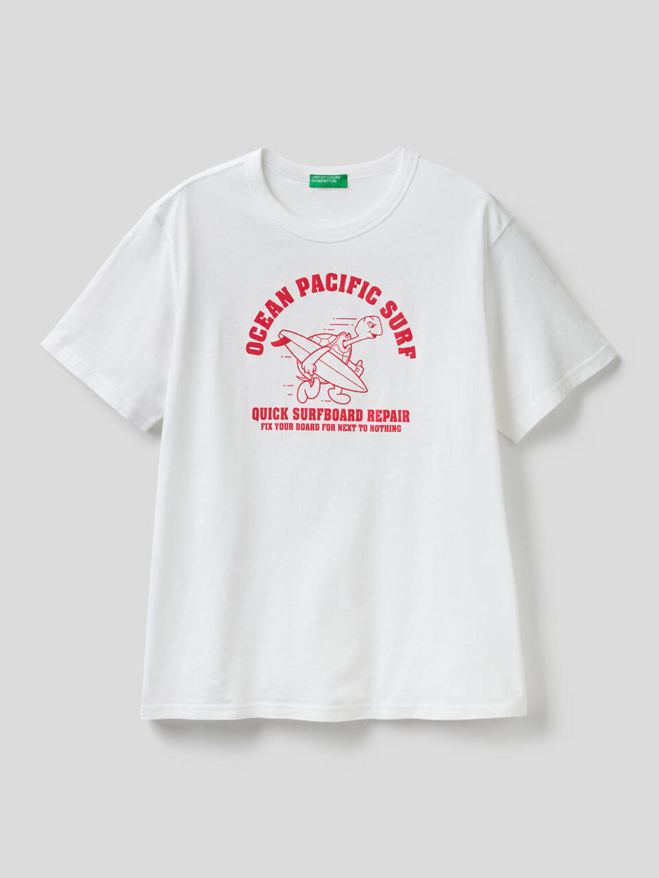 T-Shirt aus reiner Baumwolle mit Print image number 1