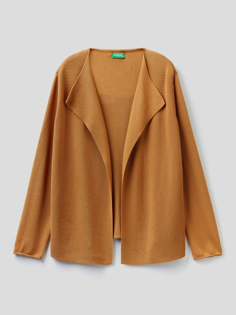 Offene Strickjacke mit Bahnen mit Verarbeitung image number 1