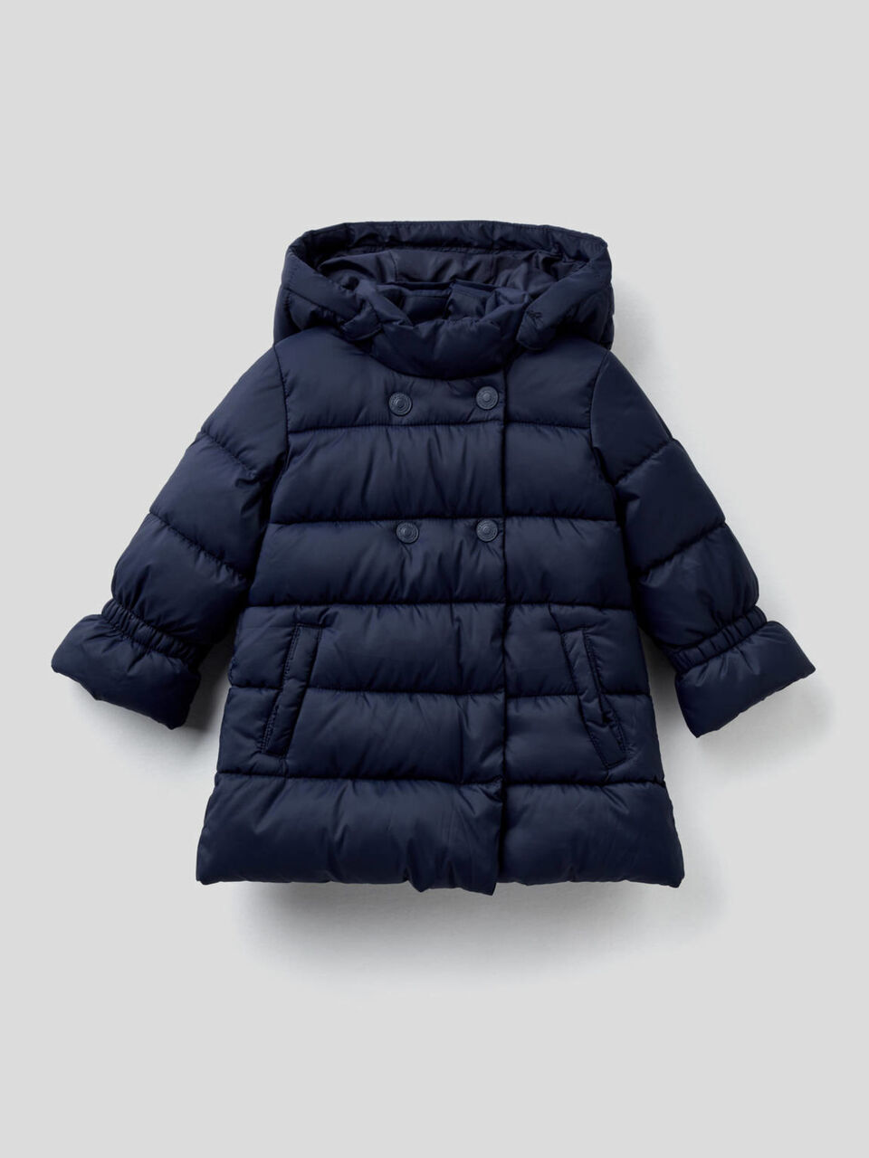 Doppelreihiger Anorak mit Steppnähten image number 1