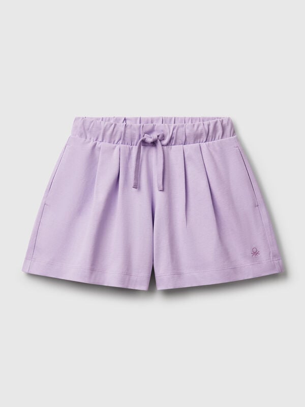 Shorts aus reiner Baumwolle Mädchen
