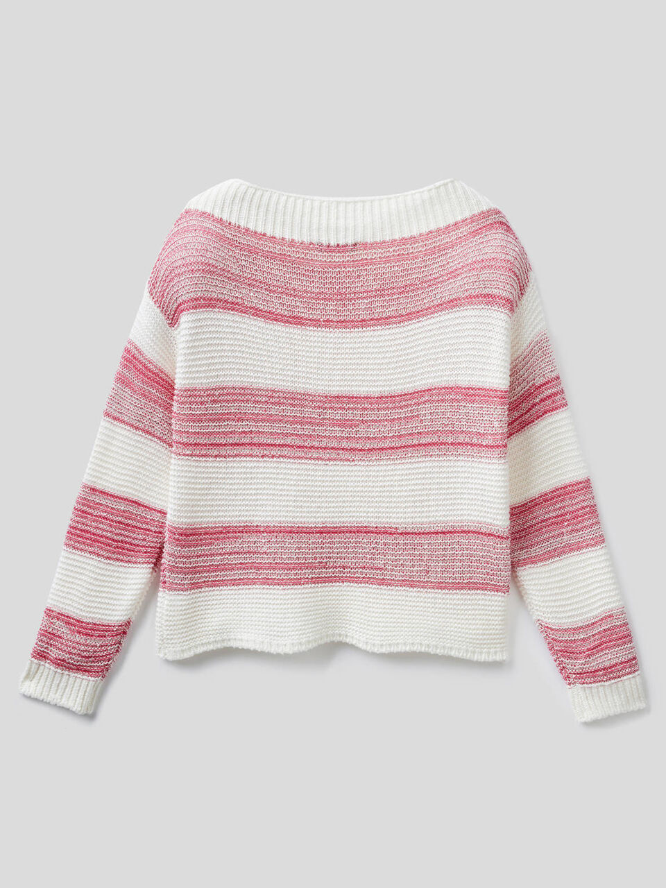 Gestreifter Pullover mit Pailletten image number null