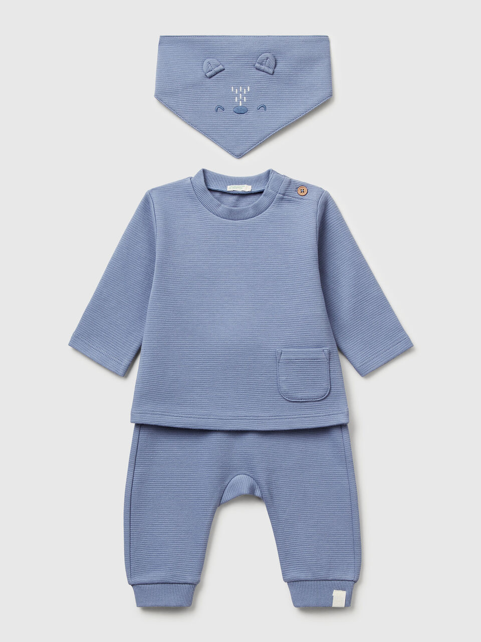 T-SHIRT+TROUS+NAP-KI Newborn image number 1