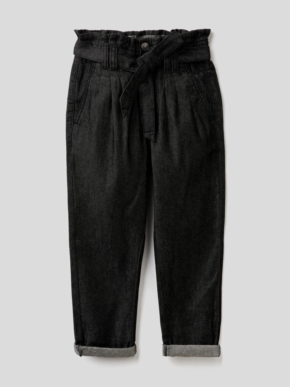 Paperbag-Jeans aus 100% Baumwolle image number 1