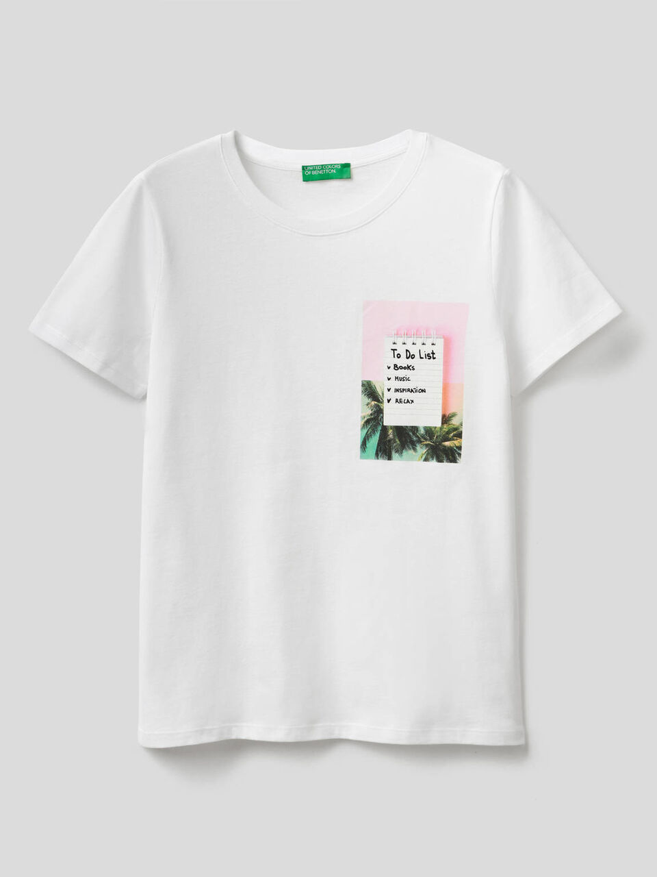 T-Shirt aus 100% Baumwolle mit Print image number 1