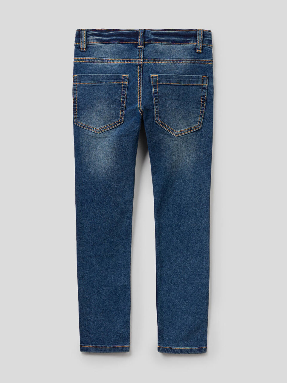 Skinny-Fit-Jeans mit Vintage-Effekt image number null