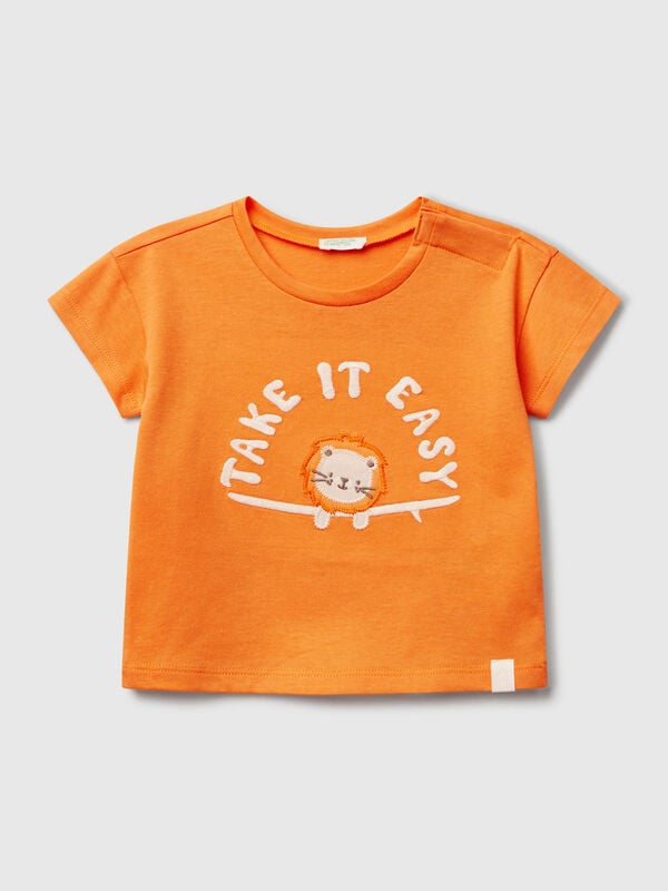 T-Shirt mit Sommergrafik Newborn