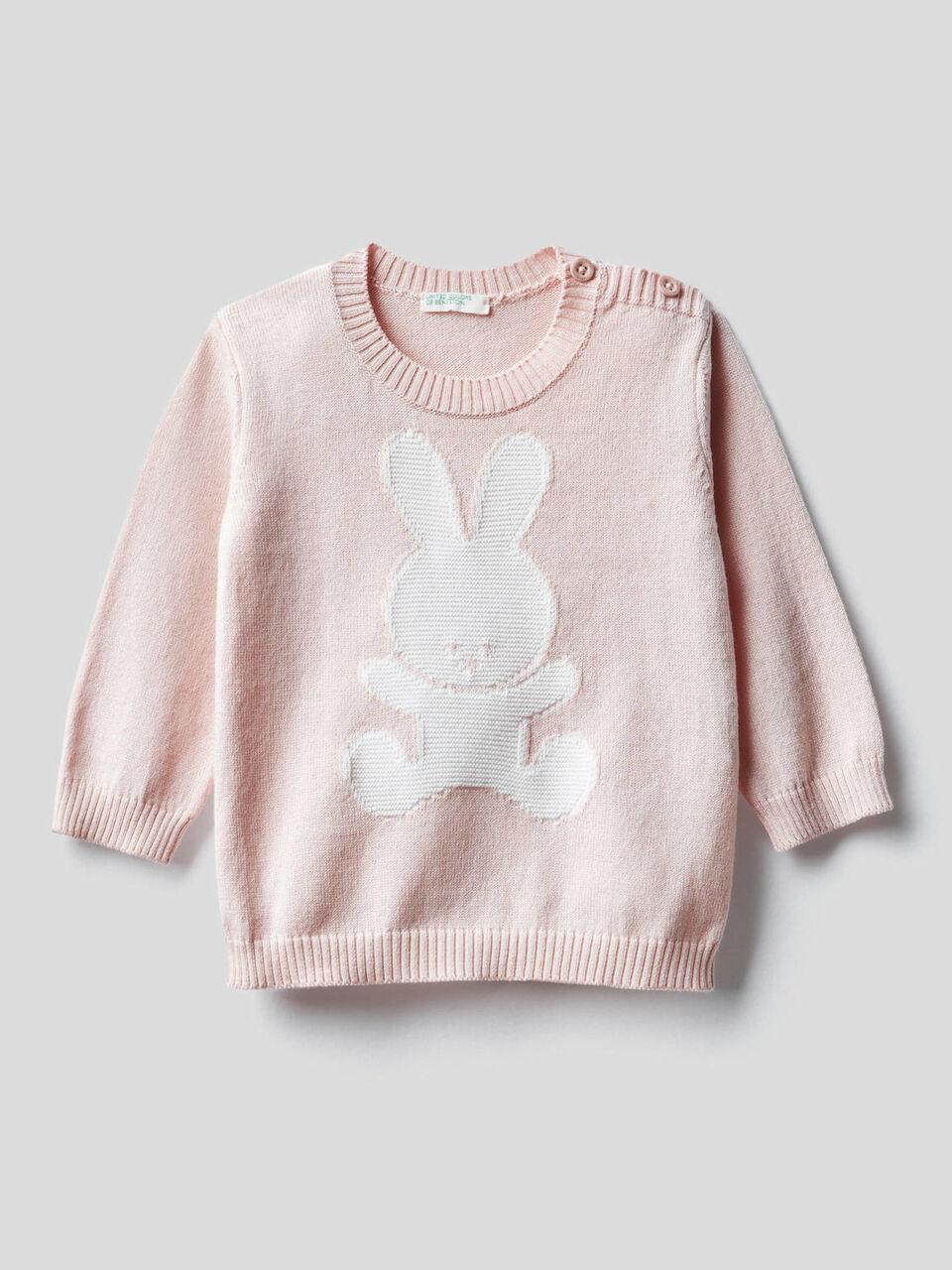Pullover aus 100% Baumwolle mit Intransienarbeit image number 1