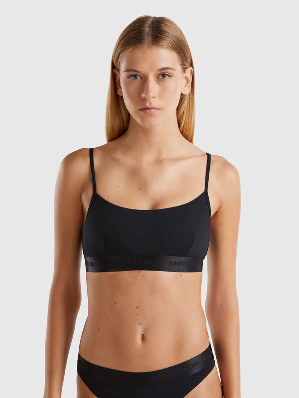 Brassière aus Stretchbaumwolle Damen